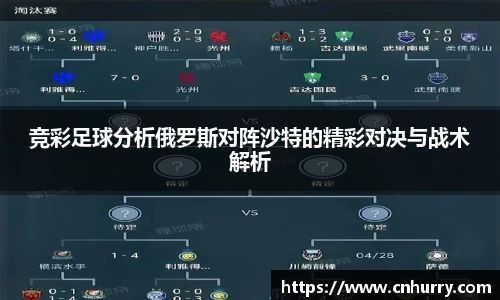 竞彩足球分析俄罗斯对阵沙特的精彩对决与战术解析