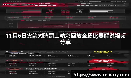 11月6日火箭对阵爵士精彩回放全场比赛解说视频分享